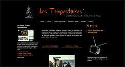 Desktop Screenshot of lestempestaires.org